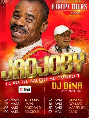 Jaojoby le roi du salegy en concert au complet - Europe Tours  Lyon