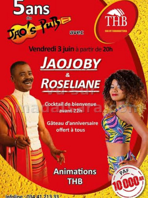 Jaojoby & Roseliane - 5ans du Jao's Pub