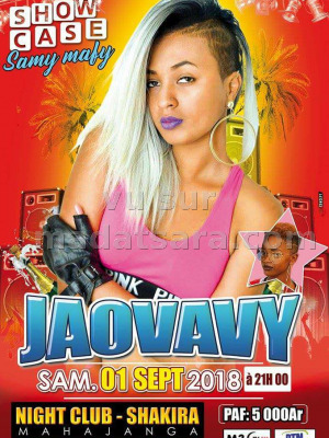 Jaovavy‍ en show case Shakira Night Club Mahajanga‍