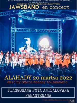 Jaws Band‍ en concert Fiangonana FTMA Antsalovana Fanantenana