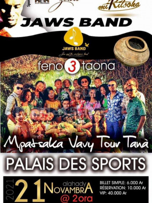 Jaws Band‍ - Palais des Sports Mahamasina‍
