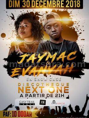 Jaymac & Evanyah en show case Next One Andapa
