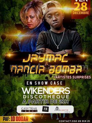 Jaymac & Nancia Bomba en showcase Wikender's