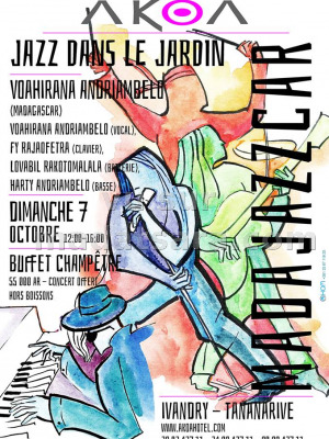 Jazz dans le jardin - Akoa hotel lounge Ivandry‍ -