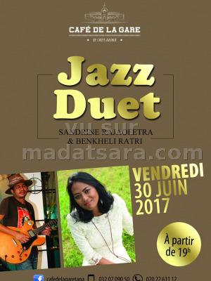 Jazz Duet avec Sandrine Rajaofetra‍ & Benkheli Ratri‍ - Café de la Gare Soarano‍