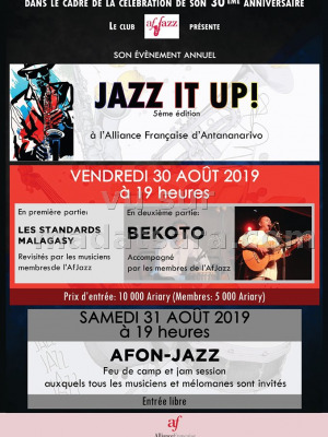 Jazz it Up! 5è édition - AFT - Alliance Française d'Antananarivo‍