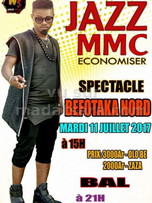 Jazz Mmc‍ en show case Befotaka Nord