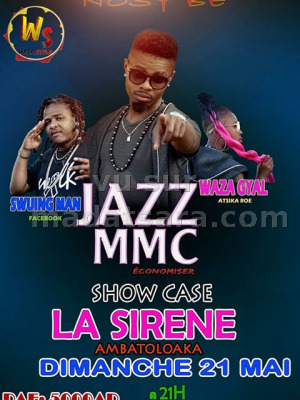 Jazz Mmc‍ en show case - La Sirene Ambatoloaka‍ avec Swuing Man DSS‍ & Waza Gyal