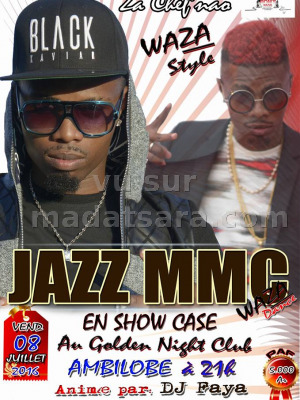 Jazz MMC - en showcase au Golden Night Club Ambilobe