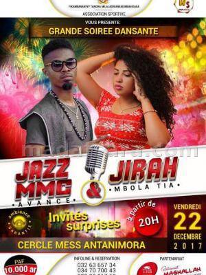 Jazz Mmc & Jirah grande soirée dansante CEMESS Antanimora