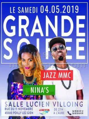 Jazz Mmc & Nina's grande soirée Salle Lucien Villoing
