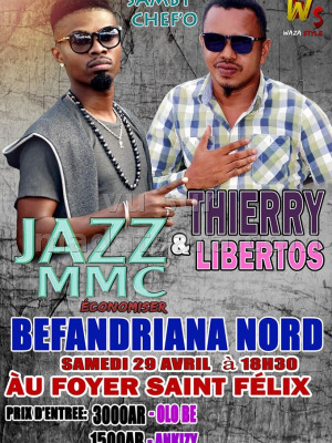 Jazz Mmc‍ & Thierry Libertos‍ en concert - Foyer St Felix Befandriana Avaratra‍