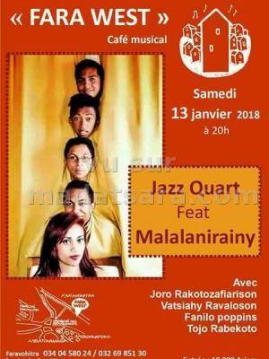 Jazz Quart & Malalanirainy en concert Fara West Faravohitra