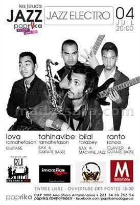 Lova Ramahefason (Guitare), Tahinavibe Ramahefason (Sax &amp; Guitare Basse), Bilal Tarabey (Sax &am