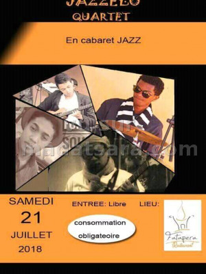 Jazzelo Quartet en cabaret jazz Fatapera Antaninarenina‍