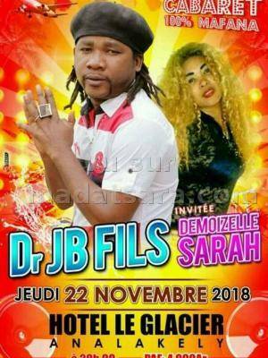 Jb Junior & Demoizelle Sarah cabaret 100% mafana Le Glacier Analakely