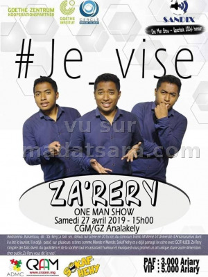 Je Vise - Za'Rery - One man show - CGM Analakely‍