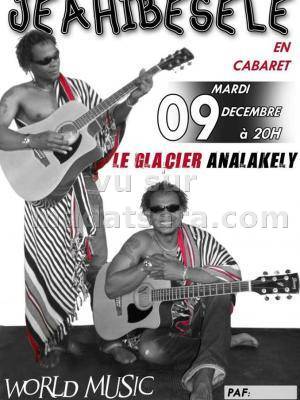 Jeahibesele en cabaret au Glacier Analakely