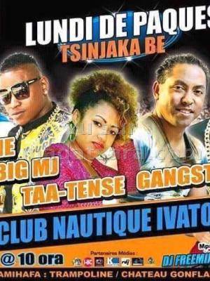 Jean Aimé, Big MJ, Taa Tense, Gangstabab, Marion, au Club Nautique Ivato