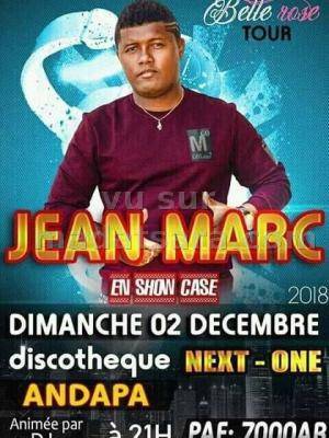 Jean Marc en show case Next One Andapa