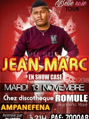 Jean Marc en show case Romule Ampanefena
