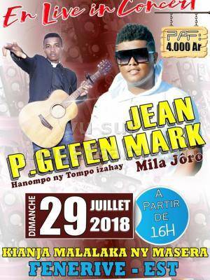 Jean Mark & P.Gefen en live Kianja Masera Fenerive Est