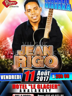 Jean rigo‍ en cabaret Le Glacier Analakely‍ cabaret miavaka