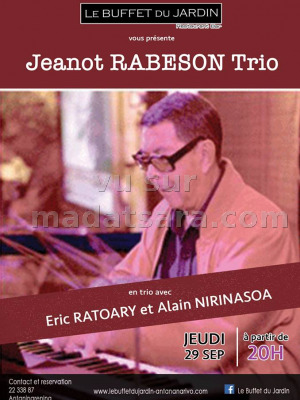 Jeanot Rabeson‍ en concert Buffet du Jardin Antaninarenina‍