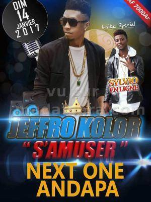 Jeffro Color en show case Next One Andapa