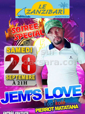 Jem's Love - Discothèque Zanzibar‍