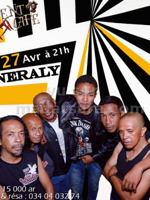 Jeneraly‍ en cabaret concert Piment Café Behoririka‍