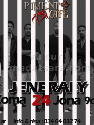 Jeneraly en concert au Piment Café