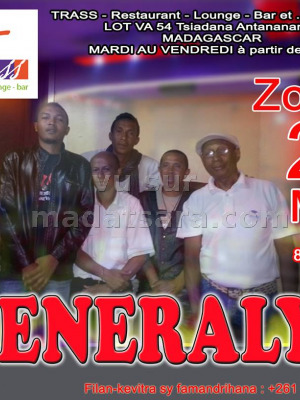 Jeneraly en concert au Trass Tsiadana