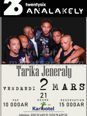 Jeneraly‍ en show case Karibotel Twenty Six 26‍