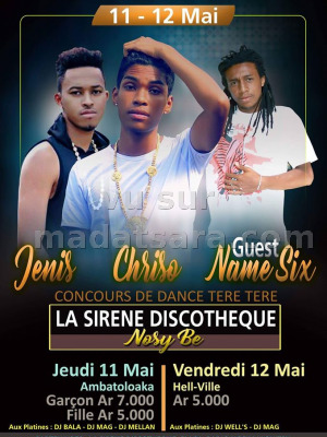 Jenis‍ , Chriso‍ & Name six‍ - La Sirene Ambatoloaka‍