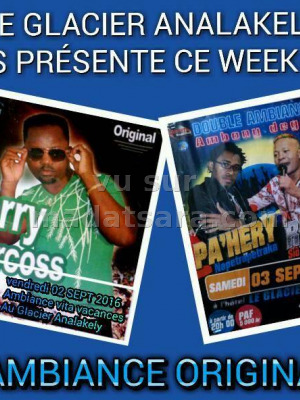 Jerry Marcoss - ambiance vita vacances au Glacier Analakely