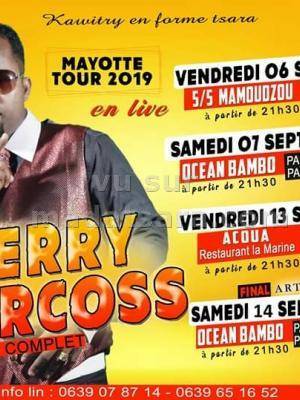 Jerry Marcoss au complet Mayotte tour