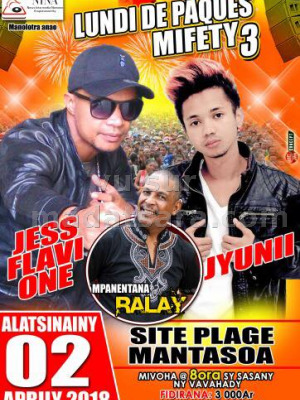 Jess Flavi One‍, jyuni‍ en show case Site Plage Mantasoa