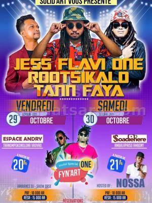 Jess Flavi One, Rootsikalo, Tann Faya Espace Andry - Soadiahere Ambalapaiso