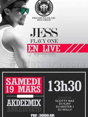 Jess Flavy One en live au Akdeemix Ankadivato