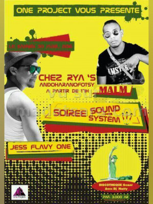 Jess Flavy One & malm soirée sound system chez Rya's Andoharanofotsy