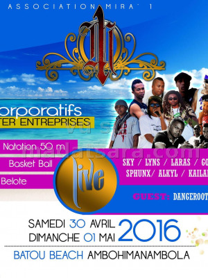Jeux corporatifs inter entreprises 2ème édition au Batou Beach Ambohimanambola