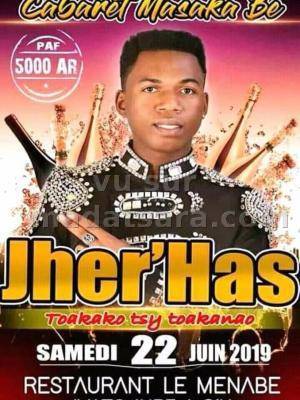 Jher'Has cabaret masaka be Restaurant Le Menabe Ivato