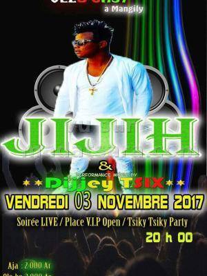 Jijih en show case à Mangily