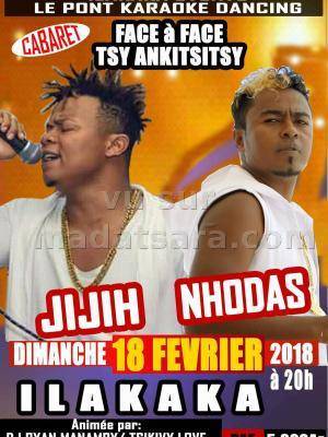 Jijih & Nhodas en show case Le Pont Karaoke Dancing Ilakaka