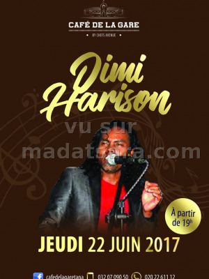 Jimi Harison‍ au Café de la Gare Soarano‍