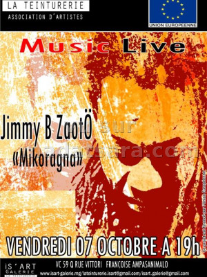 Jimmy B Zaoto‍ - music live - Is'Art Galerie‍