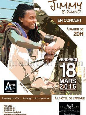 Jimmy B Zaotö en concert à l'Hotel de l'Avenue