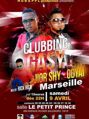 Jior Shy et Odyai - Clubbing Gasy - Marseille salle Le Petit Prince