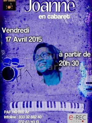 Joanne en cabaret au Art'Sakafo